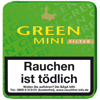 Villiger Xiaoxuejia Green Mini Filter La Casa Del Habano Dusseldorf By Tabac Benden